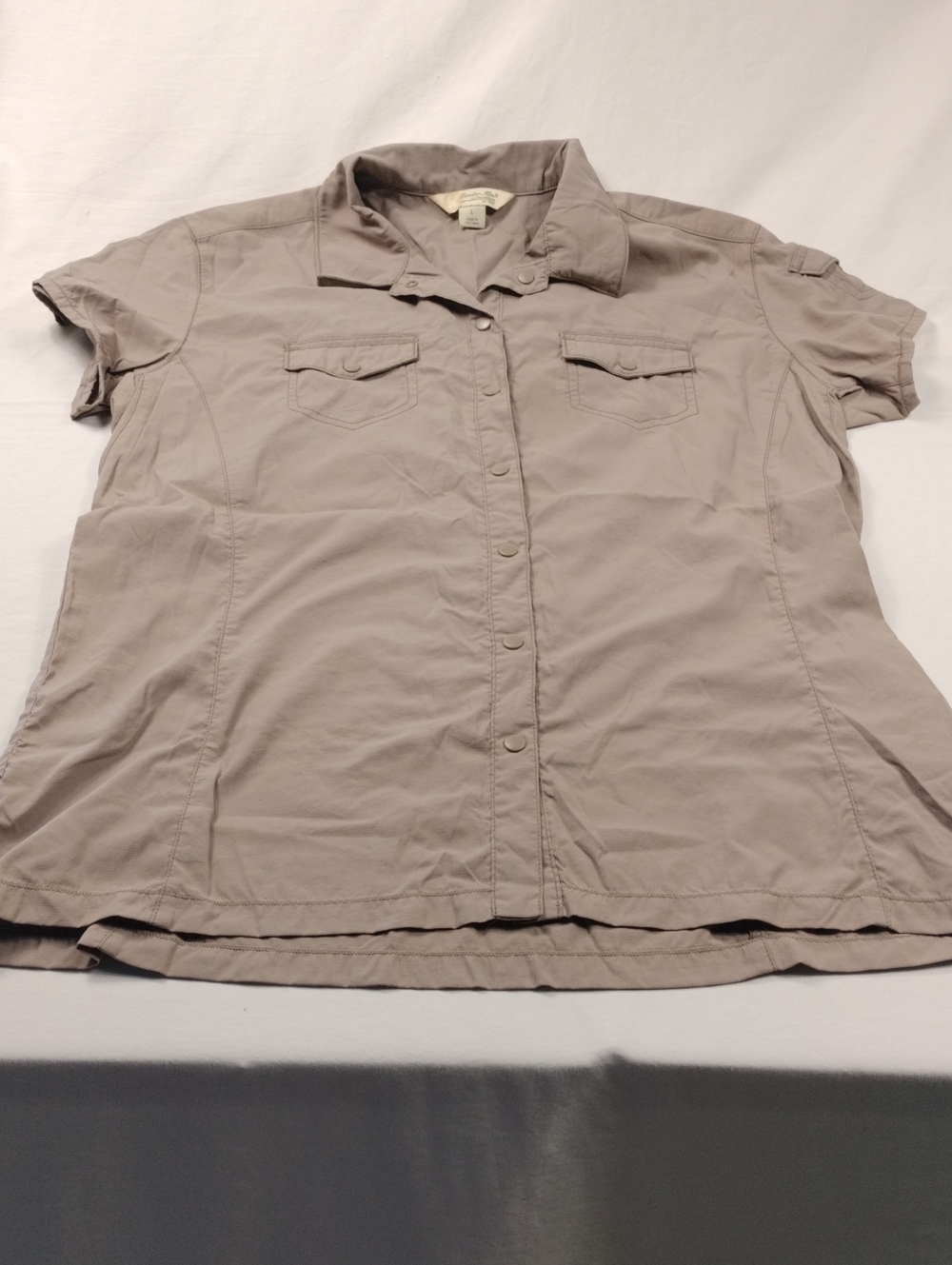 Gander Mtn. Short-Sleeve Button Front Utility Shirt Size Large